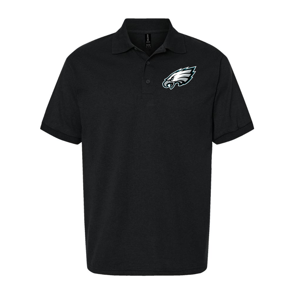 Men's Philadelphia Eagles Dry Blend Polo - Black