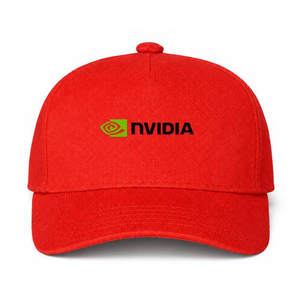 NVIDIA Logo Red Dad Baseball Cap Hat