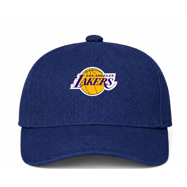 Los Angeles Lakers NBA Logo Navy Dad Baseball Cap Hat