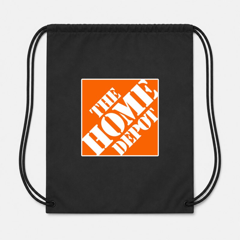 The Home Depot Drawstring Bag - Black
