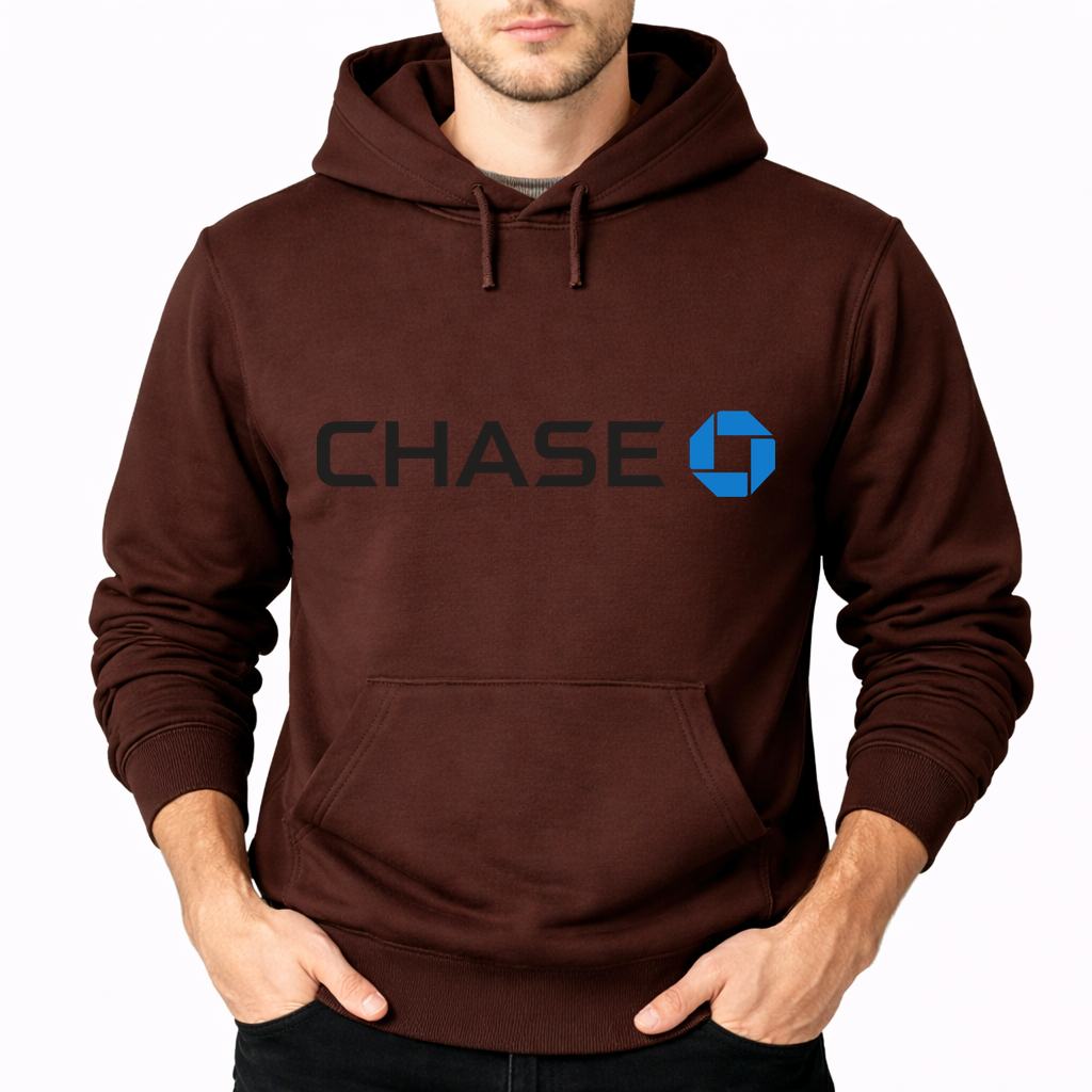 Men's Chase Black Pullover Hoodie - Brown