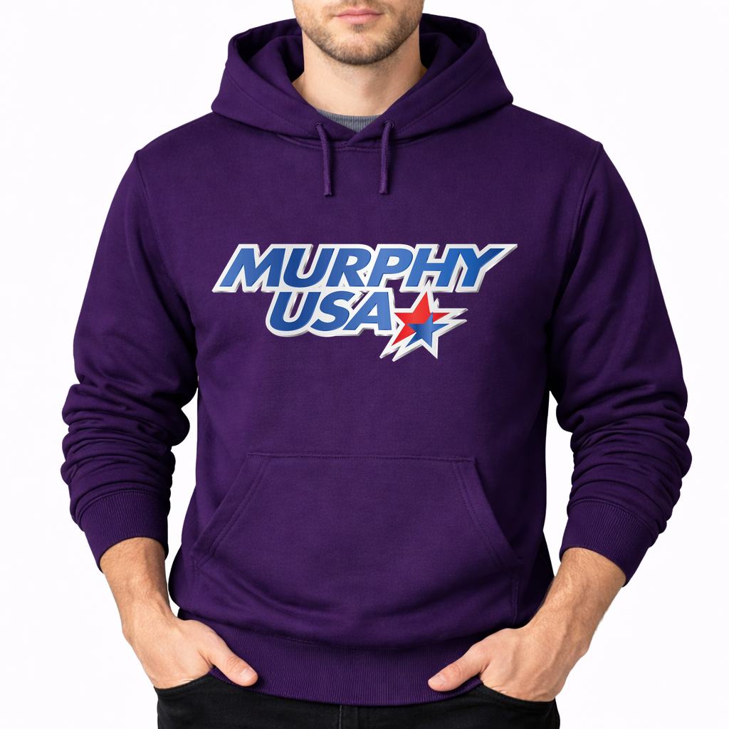 Men's Murphy Usa Pullover Hoodie - Purple