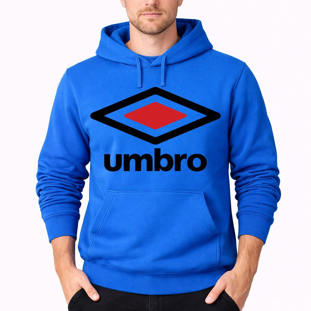 Men's Umbro Pullover Hoodie - Azure