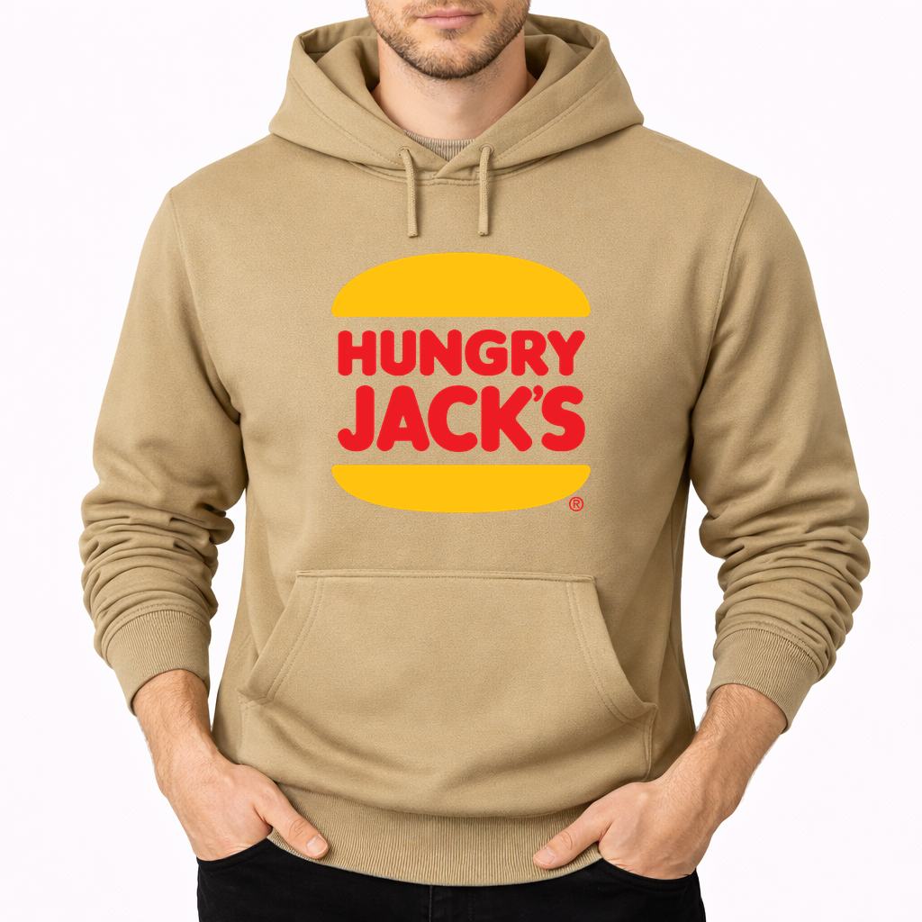 Men's Hungry Jacks Pullover Hoodie - Tan