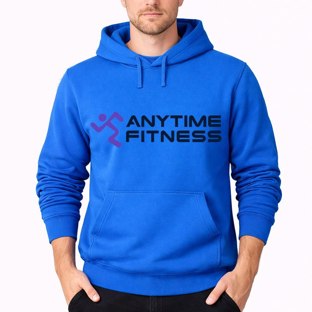 Men's Anytime Fitness Pullover Hoodie - Azure