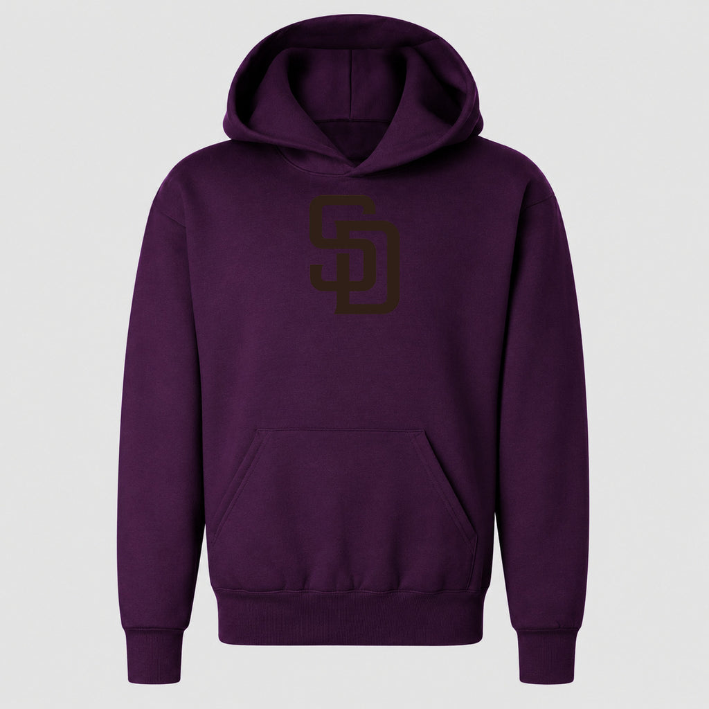 Youth San Diego Padres Pullover Hoodie - Purple