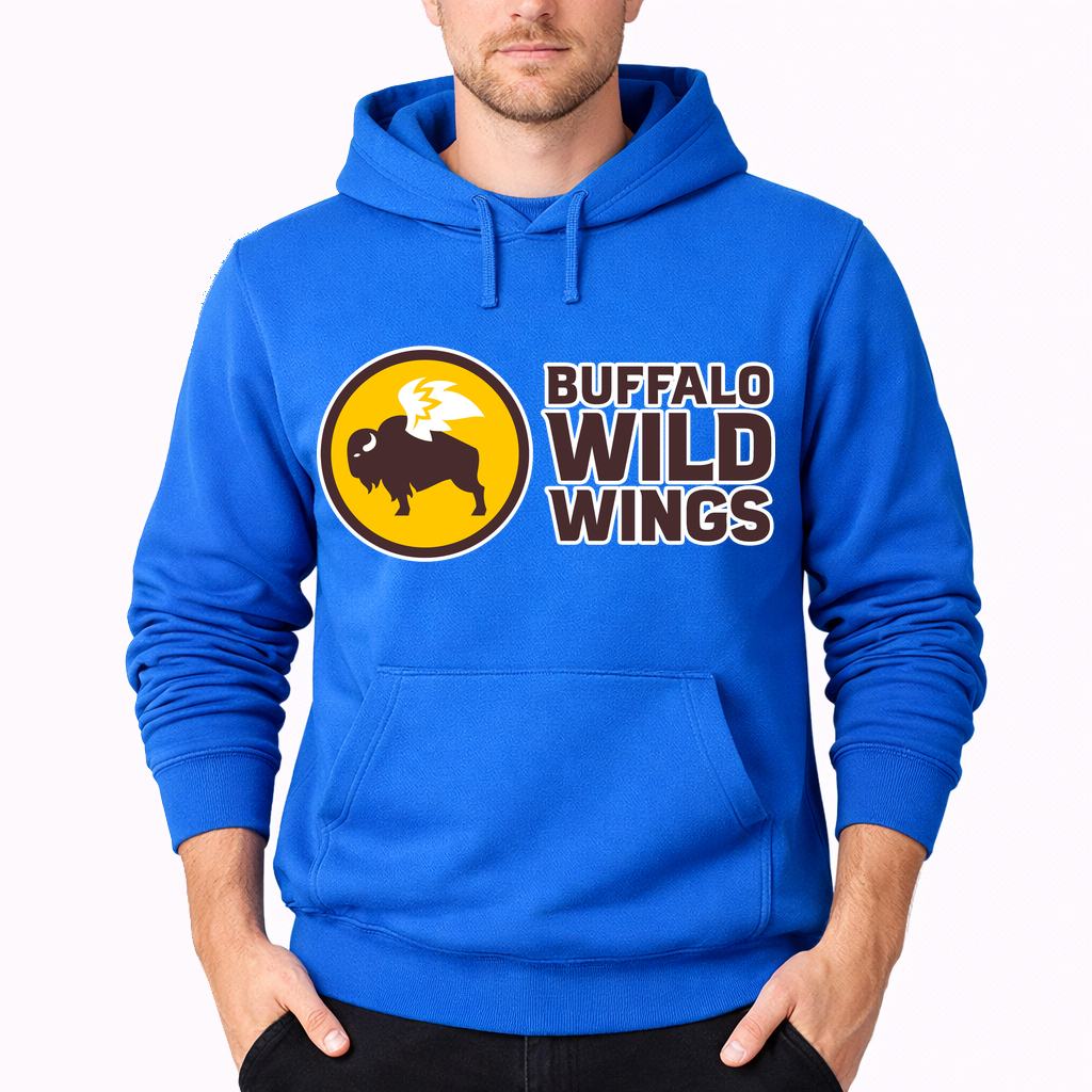 Men's Buffalo Wild Wings Pullover Hoodie - Azure