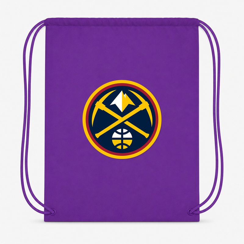 Denver Nuggets Drawstring Bag - Purple