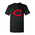 Men's Cincinnati Reds Cotton T-Shirt - Black