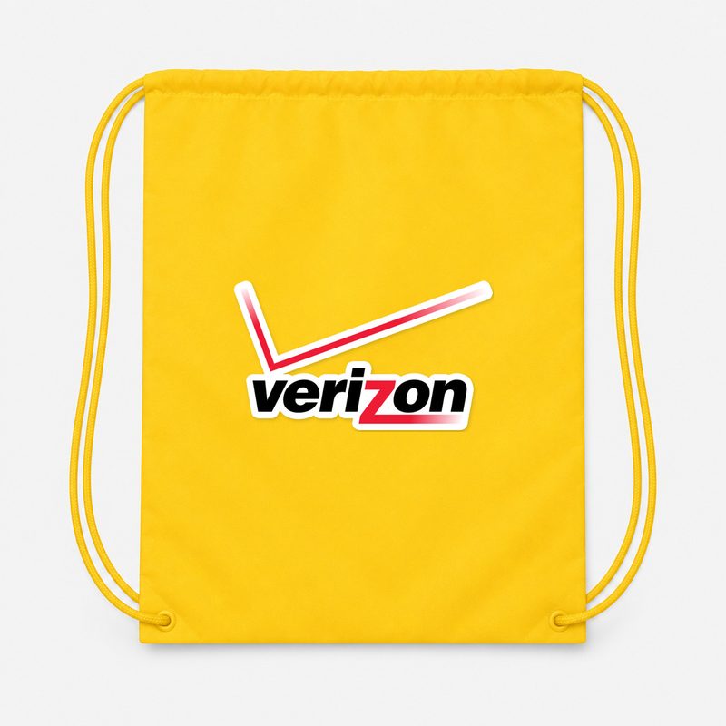 Verizon Wireless Drawstring Bag - Yellow