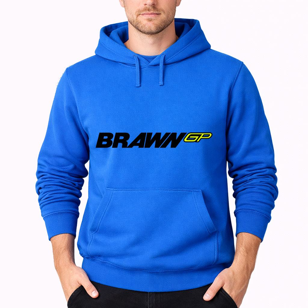 Men's Brawn GP Pullover Hoodie - Azure