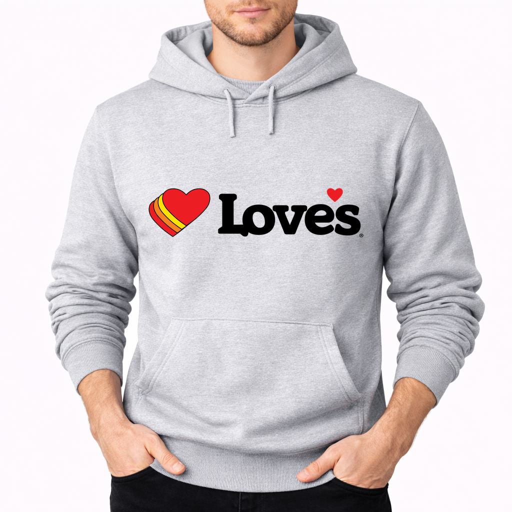 Men's Love's Travel Stops Pullover Hoodie - Gray