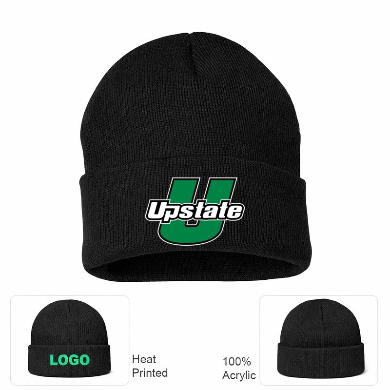 USC Upstate Spartans Black Beanie Hat