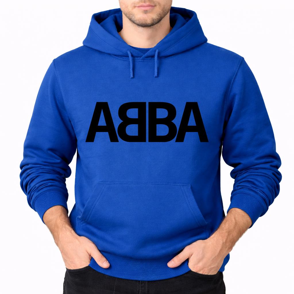Men's ABBA Pullover Hoodie - Blue