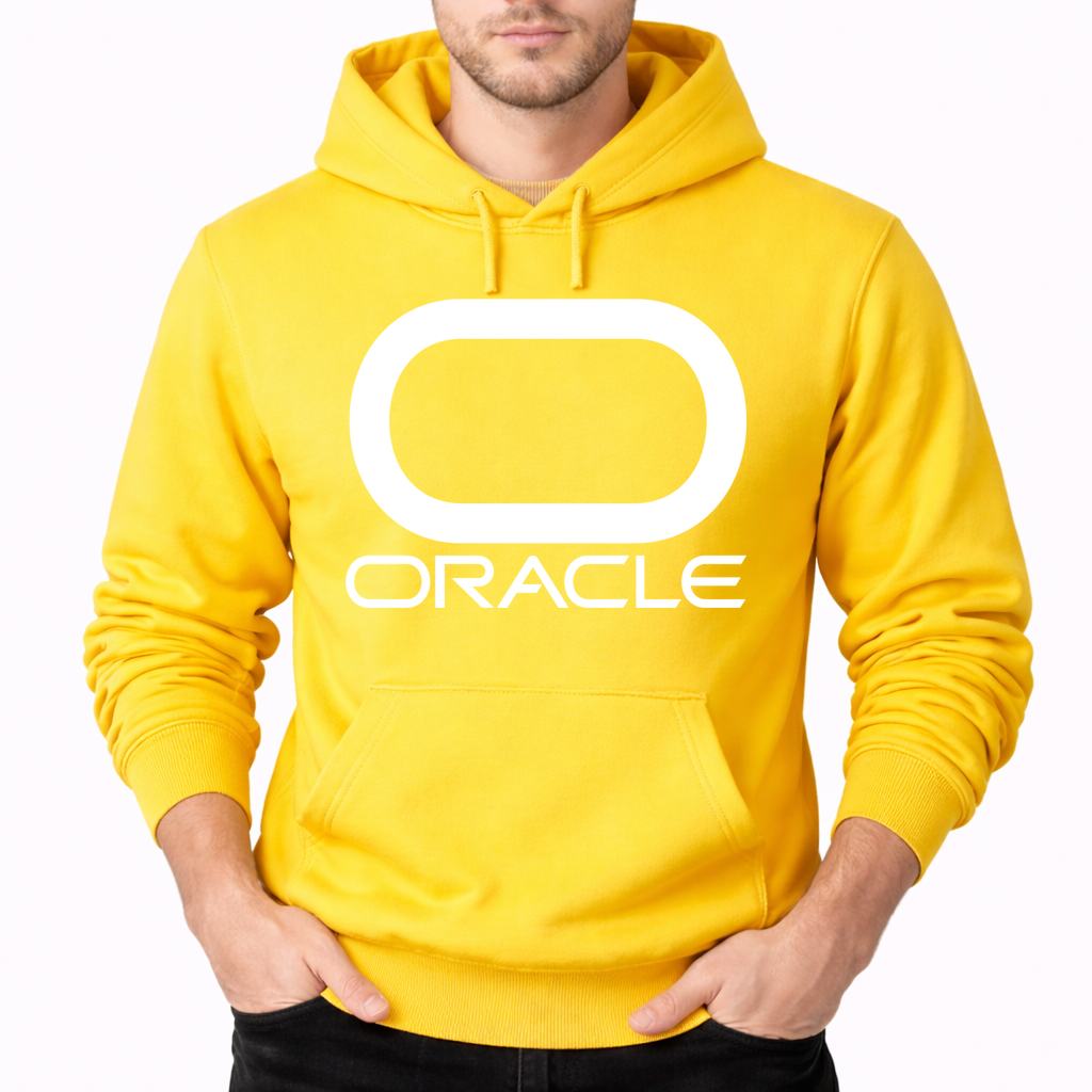 Men's Oracle White Pullover Hoodie - Yellow