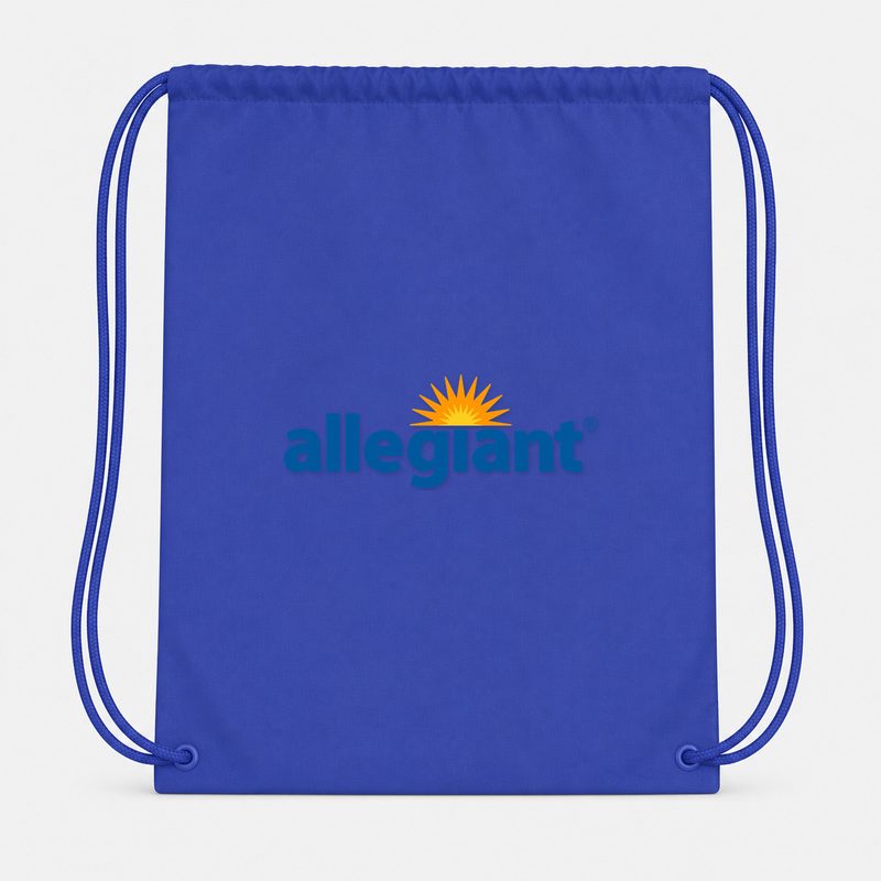 Allegiant Air Drawstring Bag - Blue