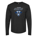 Men's Tennessee Martin Skyhawks Logo2 Long sleeves Cotton Blend T-Shirt - Black