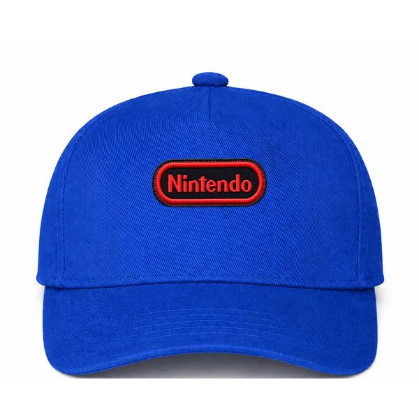 Nintendo Embroidery Logo Blue Dad Baseball Cap Hat