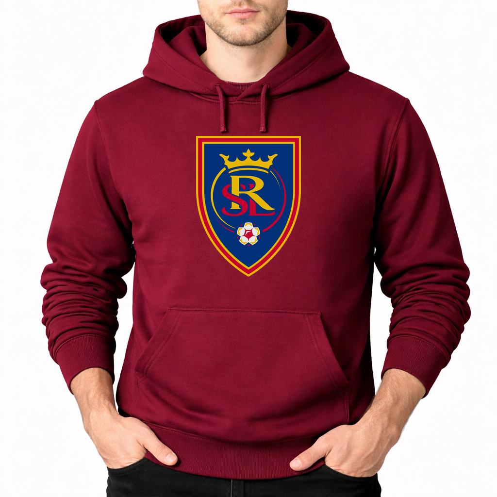 Men's Real Salt Lake Soccer Pullover Hoodie - Burgundy