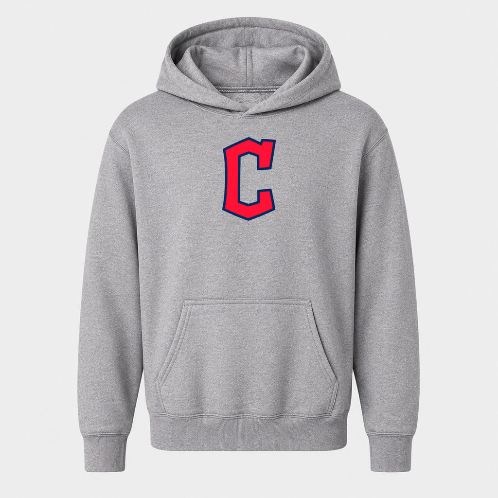 Youth Cleveland Guardians Pullover Hoodie - Gray