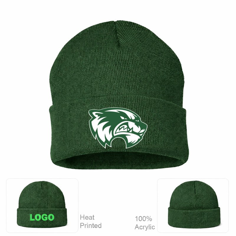 Utah Valley Wolverines Forest Green Beanie Hat
