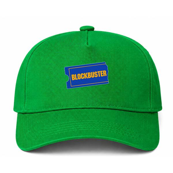 Blockbuster Logo Version 2 Green Dad Baseball Cap Hat