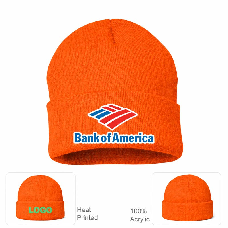 Bank of America Beanie Hat - Orange