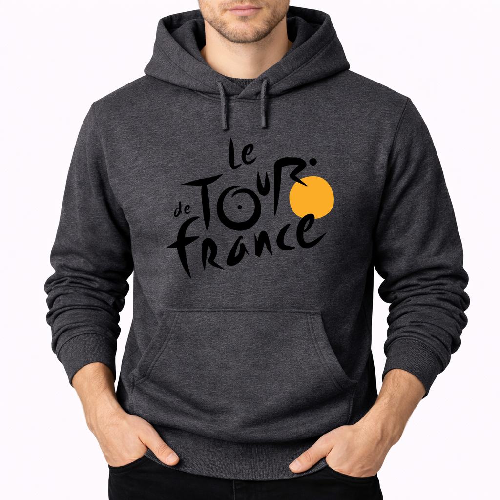 Men's Tour de France Pullover Hoodie - Charcoal