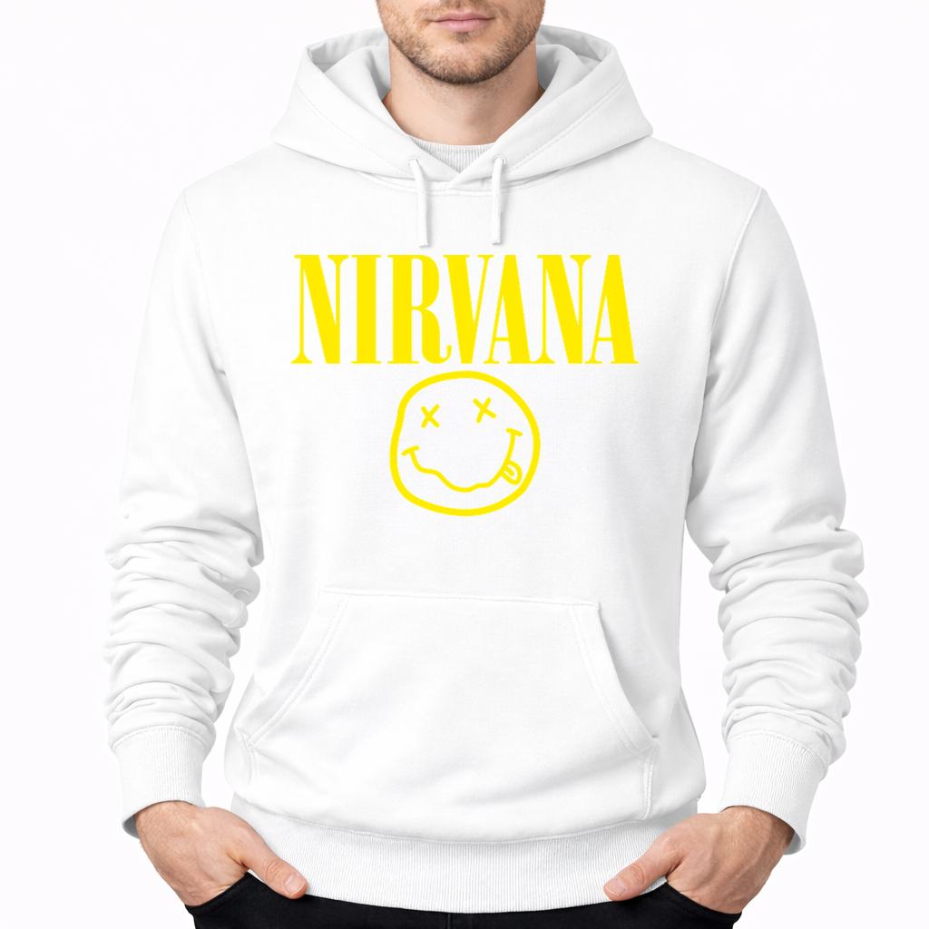 Men's Nirvana Pullover Hoodie - White