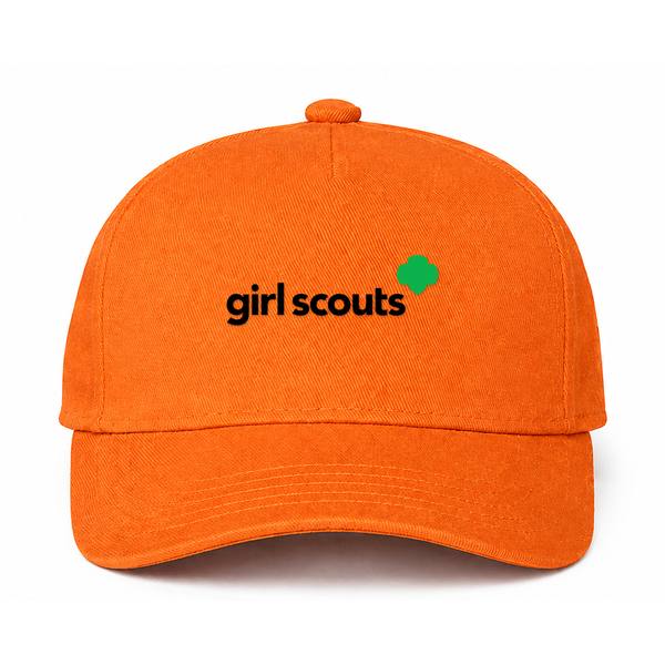 Girl Scout Logo Orange Dad Baseball Cap Hat