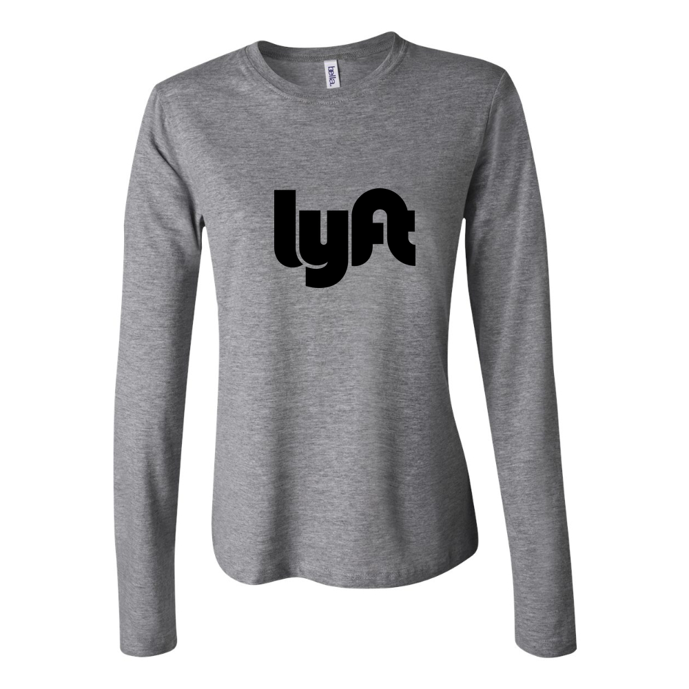 Women's Lyft black Long Sleeve T-Shirt - Gray