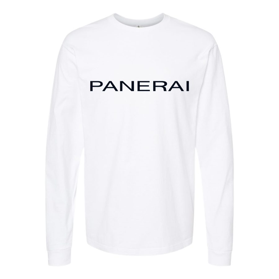 Men's Panerai Long sleeves Cotton Blend T-Shirt - White