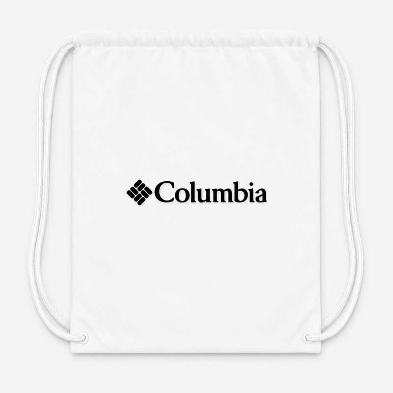 Columbia Drawstring Bag - White