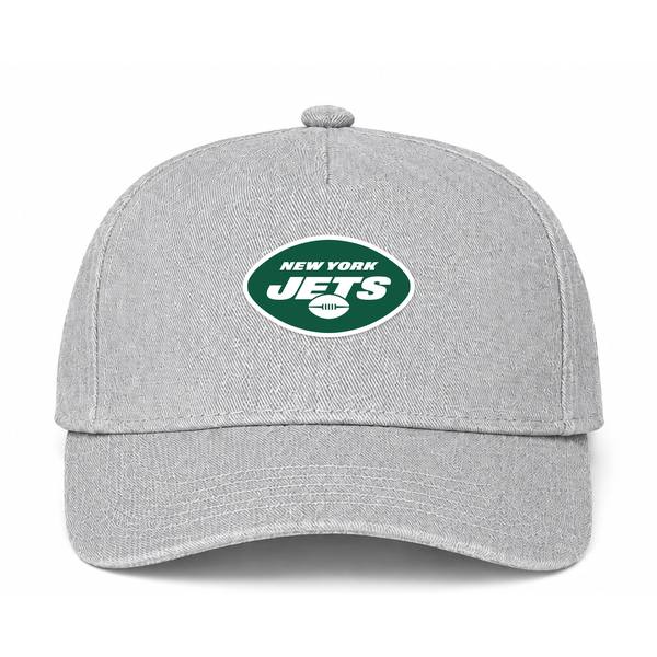 New York Jets NFL Logo Gray Dad Baseball Cap Hat