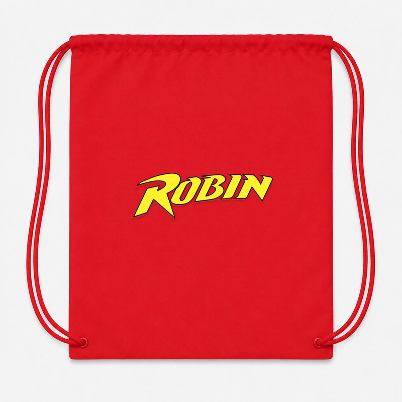 Robin Drawstring Bag - Red