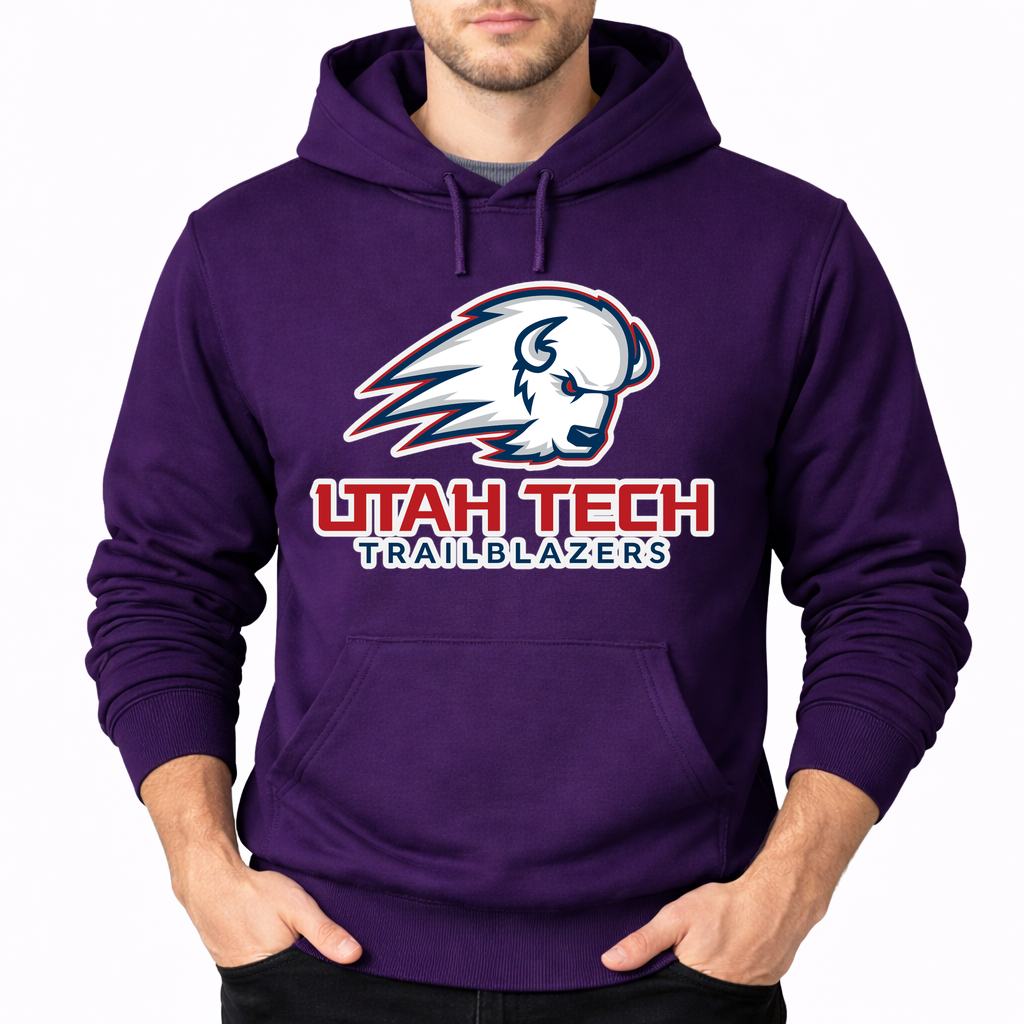 Men's Utah Tech Trailblazers Pullover Hoodie - Purple