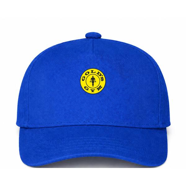 Gold's Gym Logo Blue Dad Baseball Cap Hat