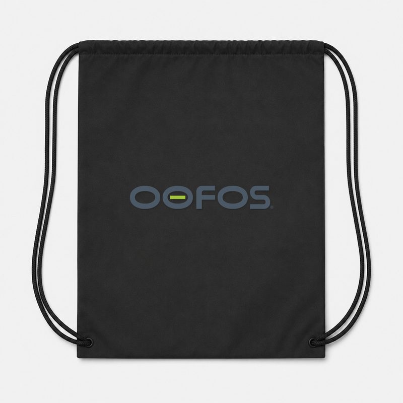 Oofos Drawstring Bag - Black