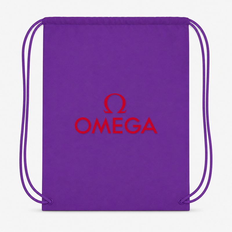 Omega Drawstring Bag - Purple