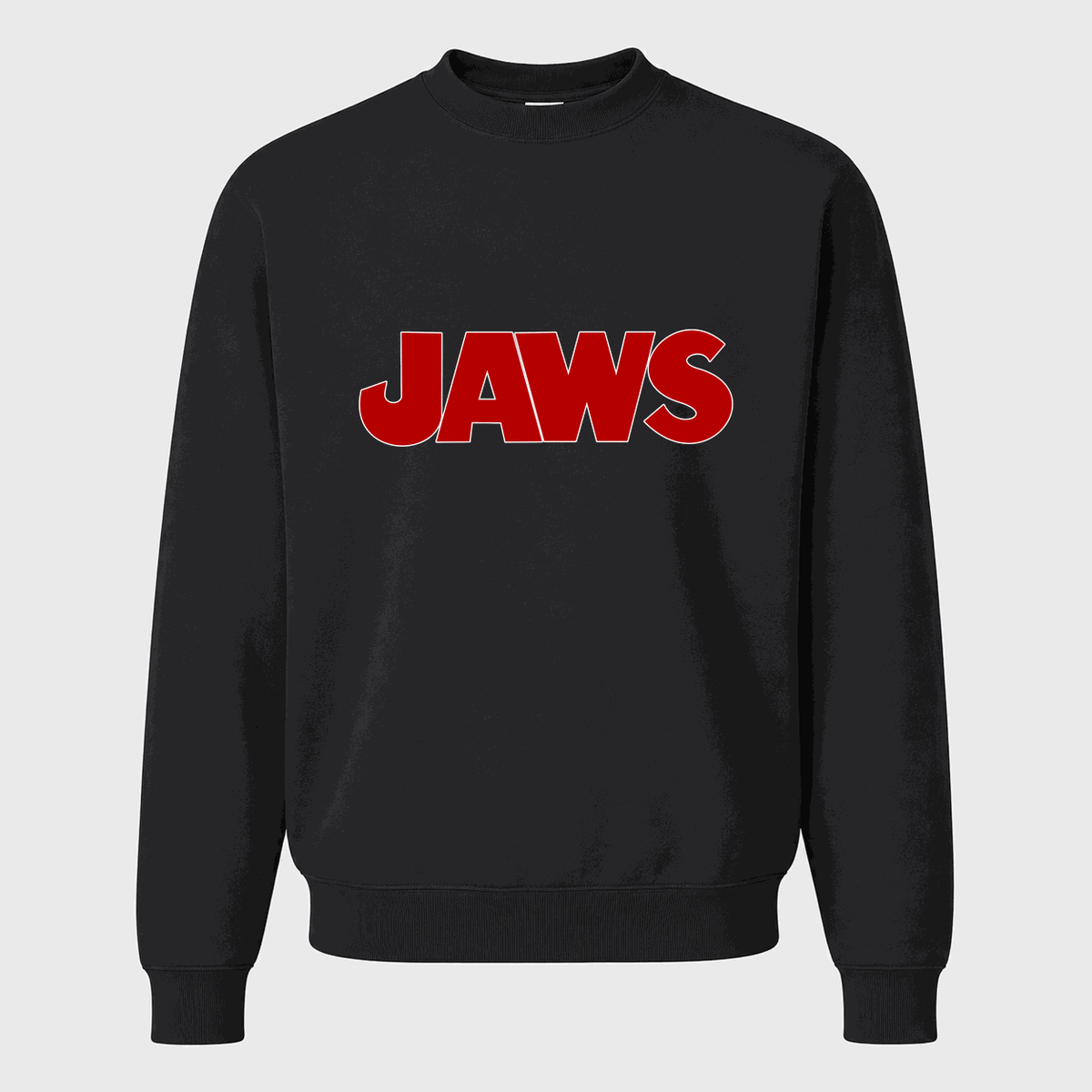 Men's Jaws Crewneck Sweatshirt - Black