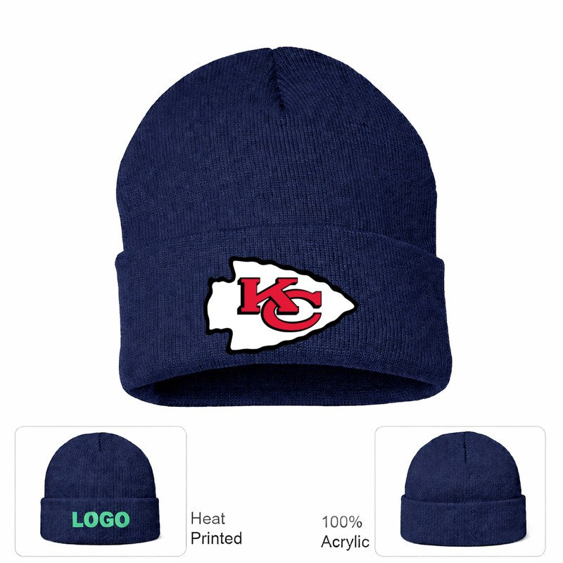 Kansas City Chiefs Navy Beanie Hat