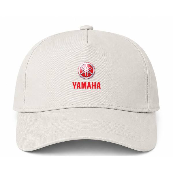 Yamaha Logo Beige Dad Baseball Cap Hat