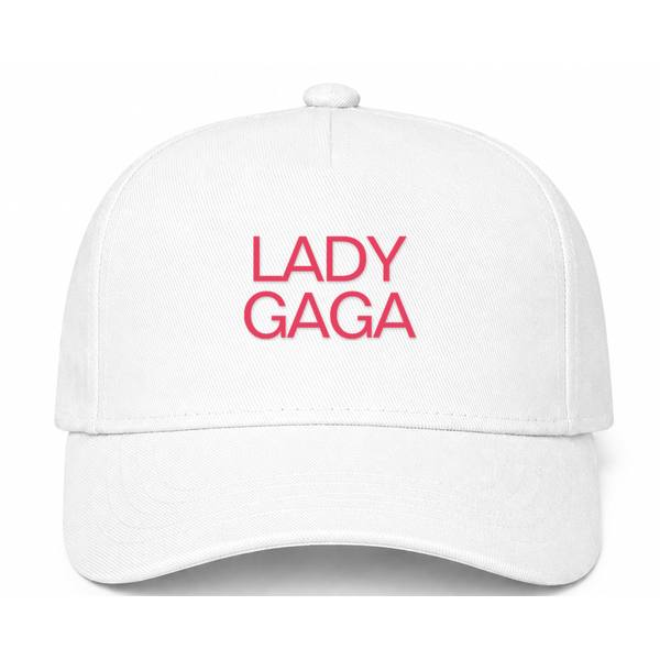 Lady Gaga Logo White Dad Baseball Cap Hat