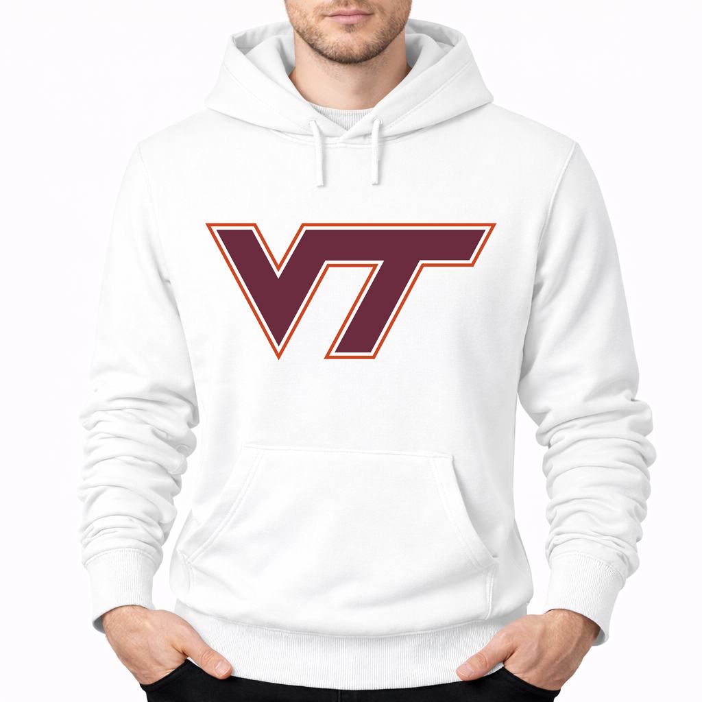 Men's Virginia Tech Hokies Pullover Hoodie - White
