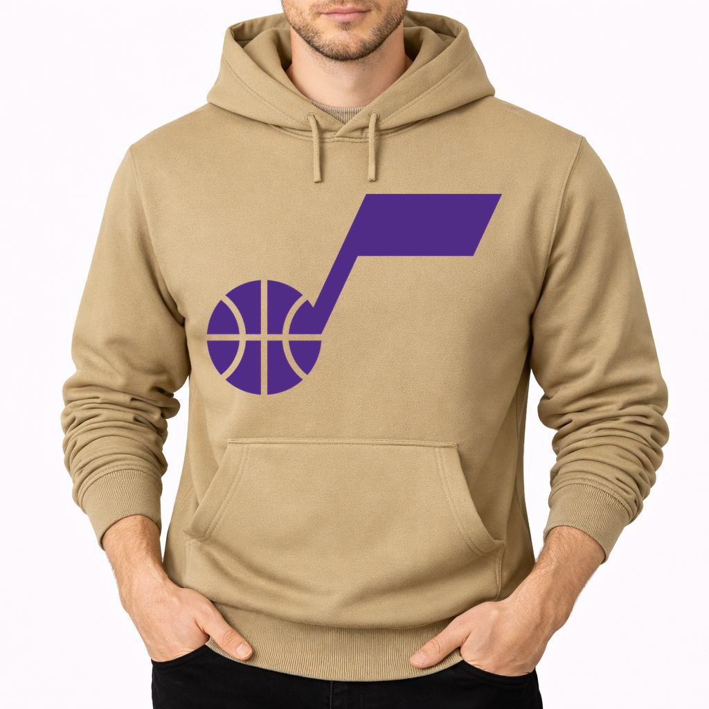 Men's Utah Jazz Pullover Hoodie - Tan