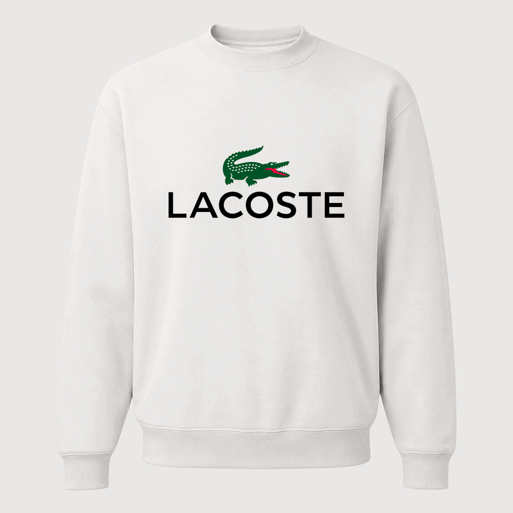 Men's Lacoste Crewneck Sweatshirt - White