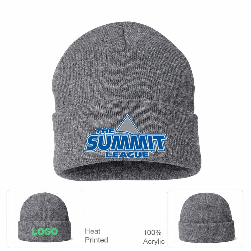 The Summit League Grey Beanie Hat