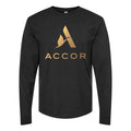 Men's Accor-logo-1536x864 Long sleeves Cotton Blend T-Shirt - Black