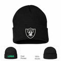 Las Vegas Raiders Black Beanie Hat