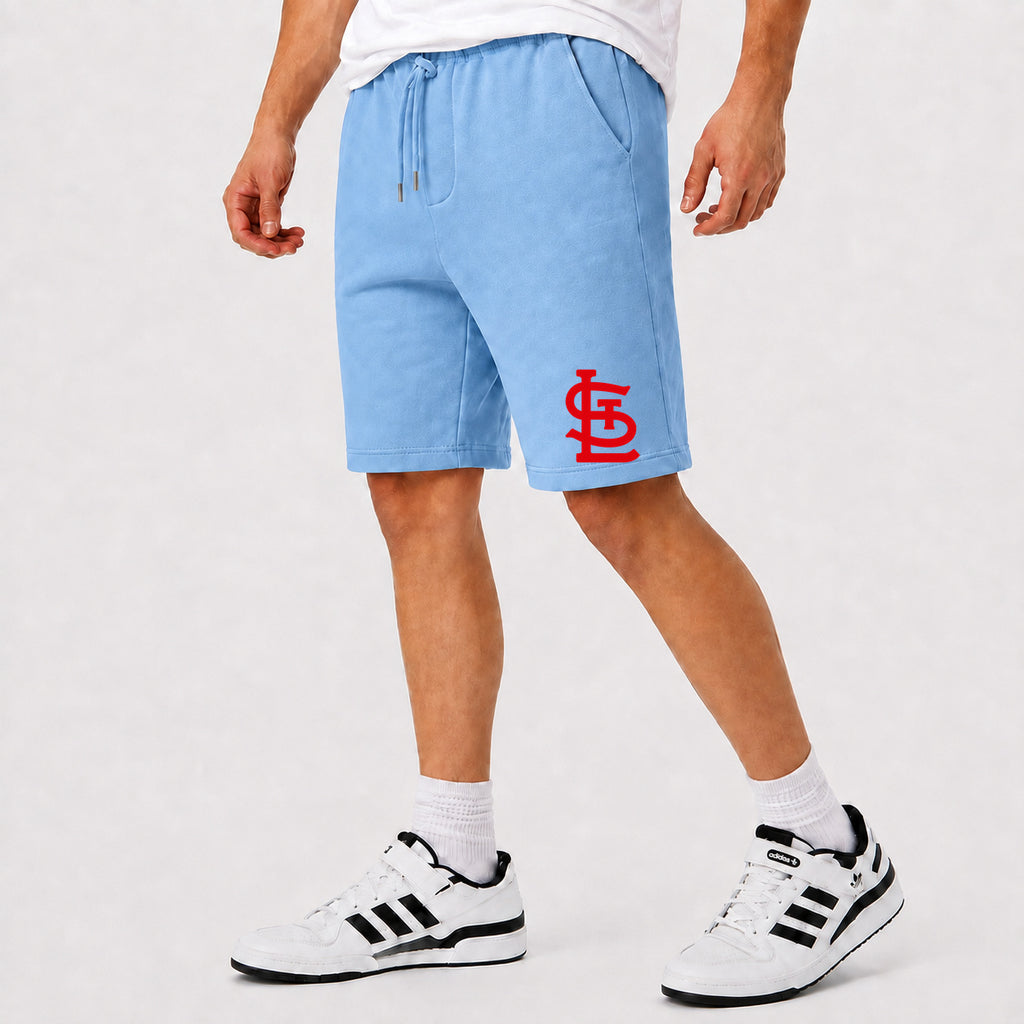 Men's St. Louis Cardinals Cotton Shorts - Sky Blue